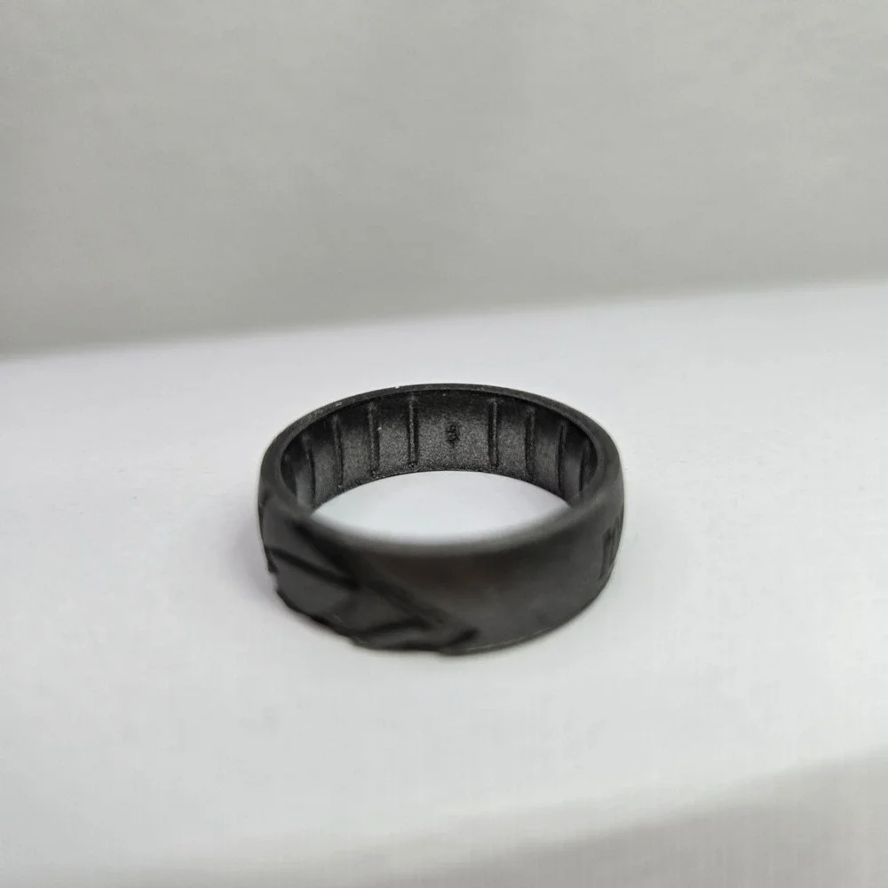 Nightmare‎ Before Christmas Silicone Ring - Jack Forever & Always -Size 9